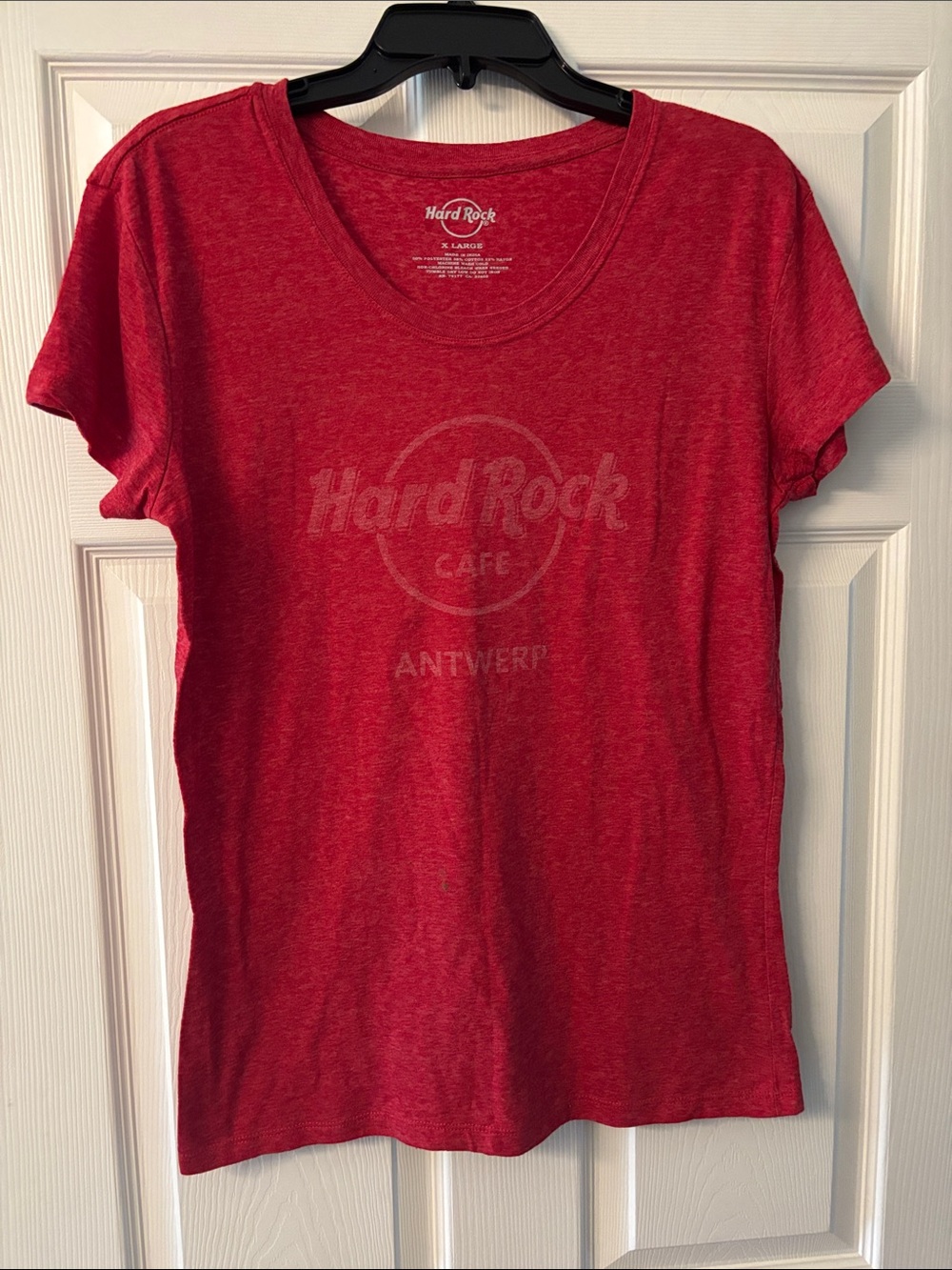Hard Rock Cafe Red Short Sleeve Tee